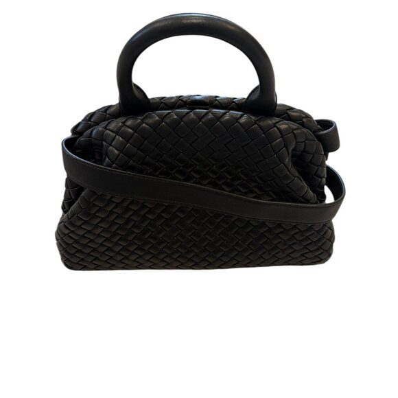 Bottega Veneta Intrecciato Top Handle Bag Black Pristine Condition - Picture 8 of 13